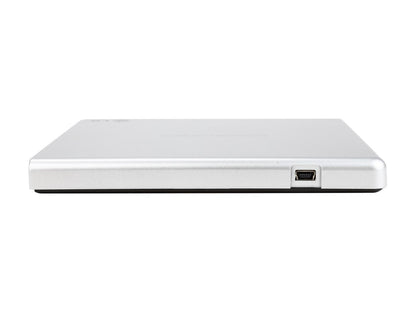 LG External CD / DVD Rewriter With M-Disc Mac & Surface Support (Silver) - Model GP65NS60