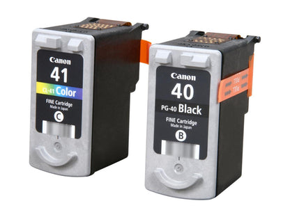 Canon PG-40/CL-41 Ink Cartridge - Combo Pack - Black/Color/Paper
