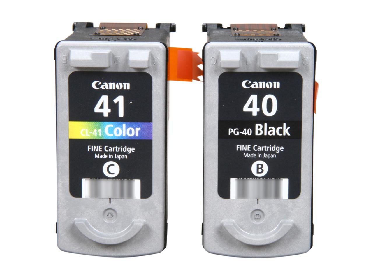 Canon PG-40/CL-41 Ink Cartridge - Combo Pack - Black/Color/Paper