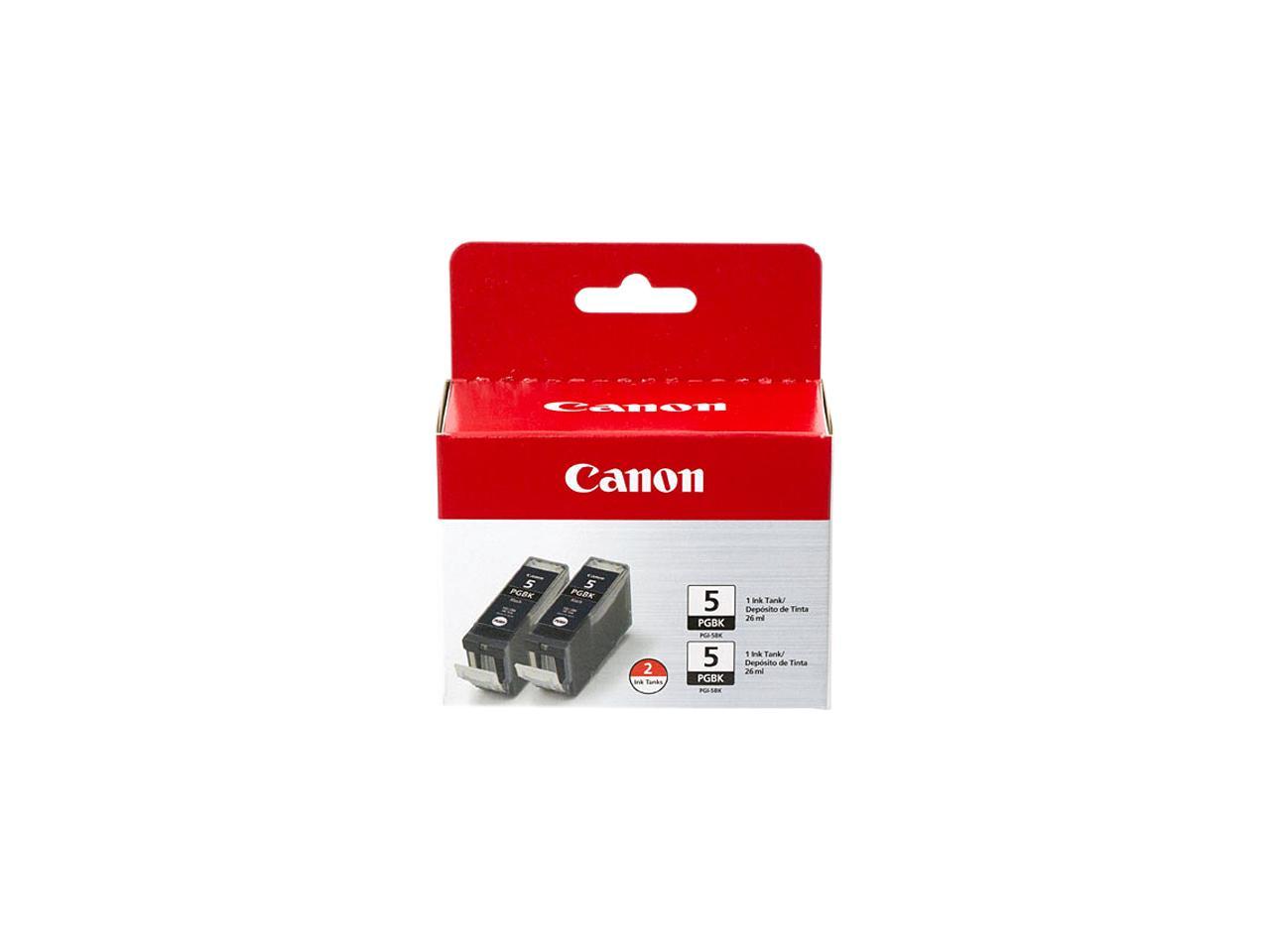 Canon PGI-5 Ink Cartridge - Dual Pack - Pigmented Black