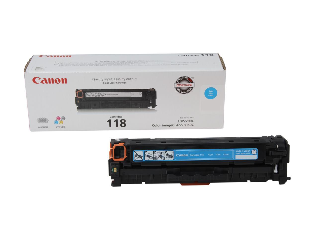 Canon 118 Toner Cartridge - Cyan