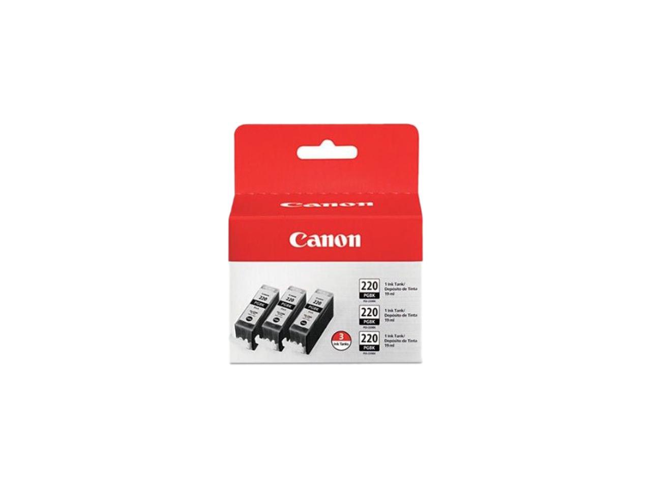 Canon PGI-220 Ink Cartridge - Triple Pack - Pigmented Black