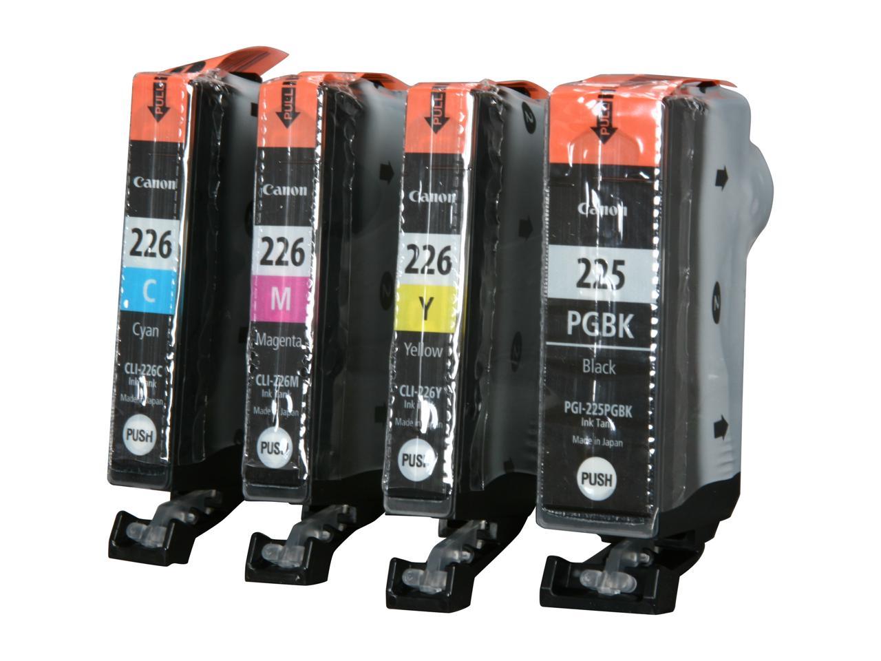 Canon PGI-225/CLI-226 Ink Cartridge - Combo Pack - Pigmented Black/Cyan/Magenta/Yellow