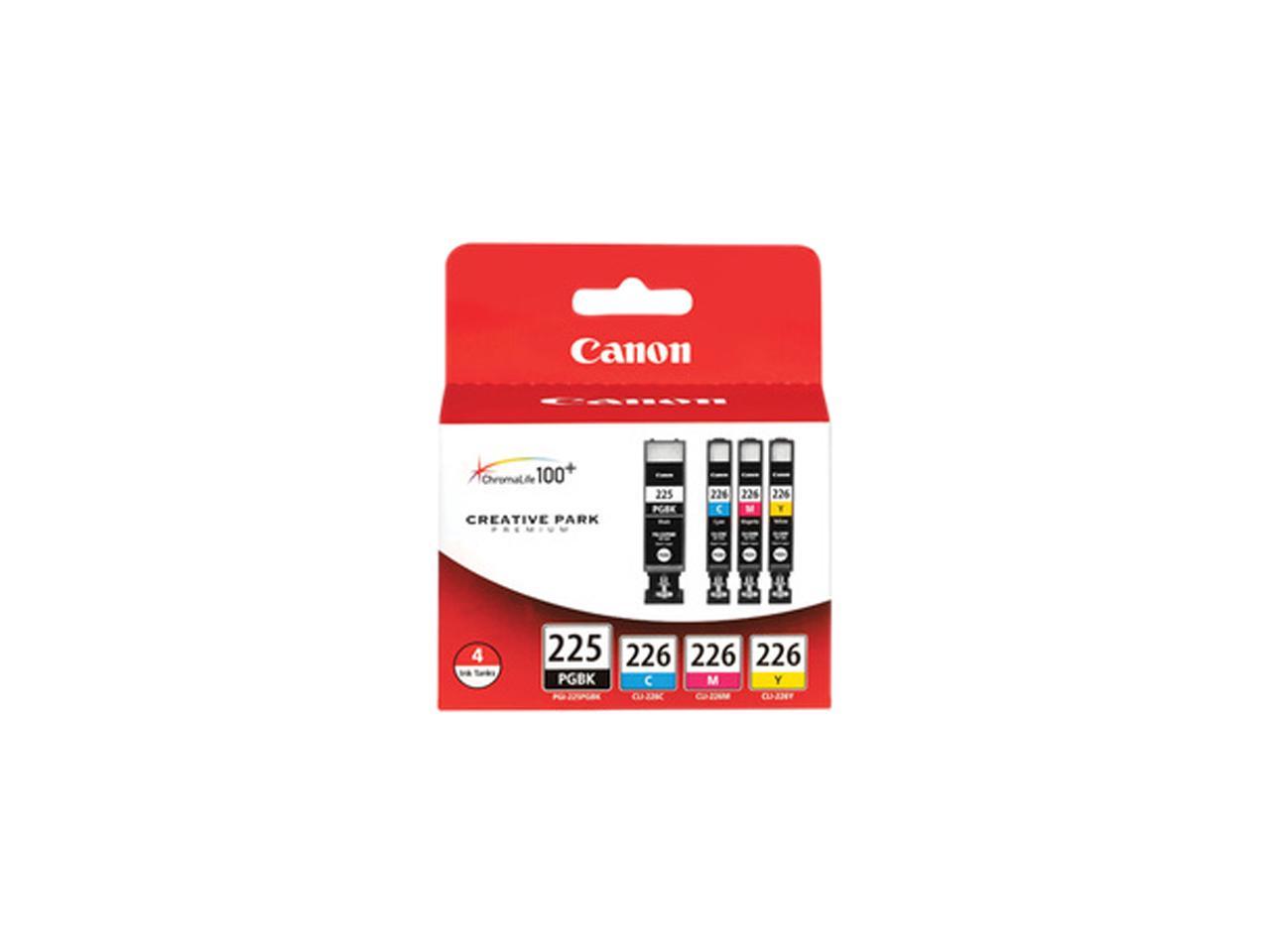 Canon PGI-225/CLI-226 Ink Cartridge - Combo Pack - Pigmented Black/Cyan/Magenta/Yellow