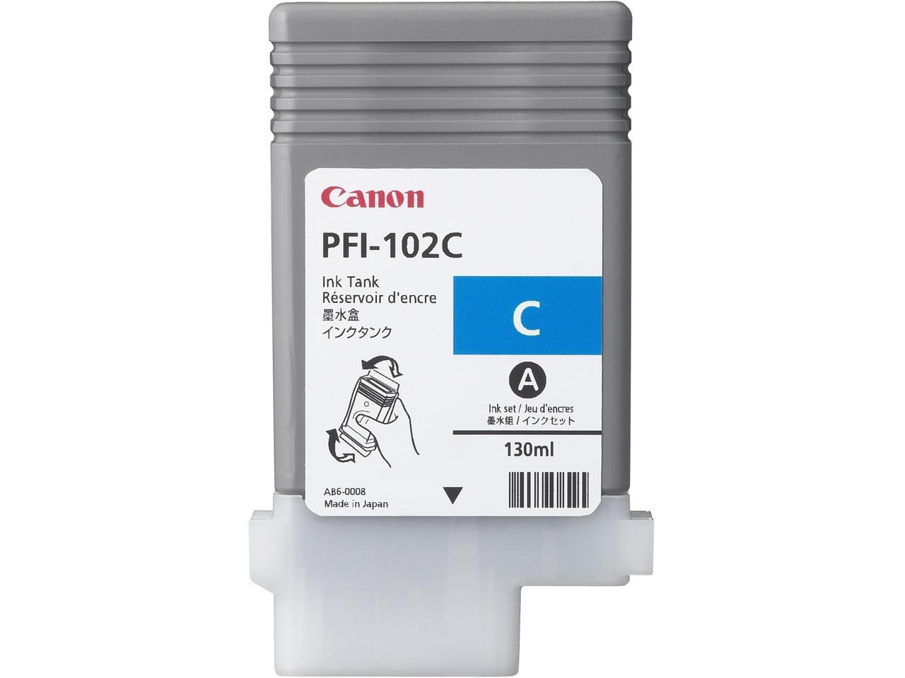 Canon PFI-102 Ink Cartridge - Cyan