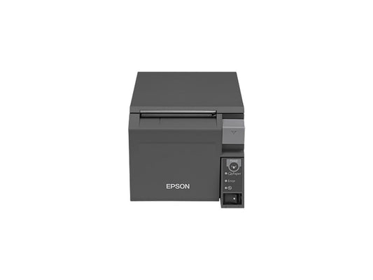 Epson TM-T70II Front-loading Single-station Thermal Printer, USB, Serial, Dark Gray - C31CD38134