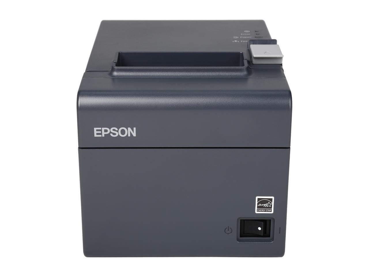 Epson TM-T20II Single-station Thermal Receipt Printer, USB, Serial, Dark Gray - C31CD52062