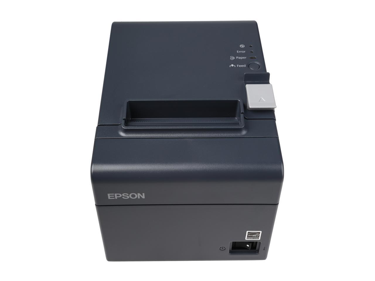 Epson TM-T20II Single-station Thermal Receipt Printer, USB, Serial, Dark Gray - C31CD52062