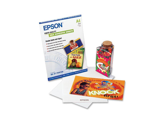 Epson S041106 Self-adhesive 8.30" Width x 11.70" Length - 1 Each - Blue