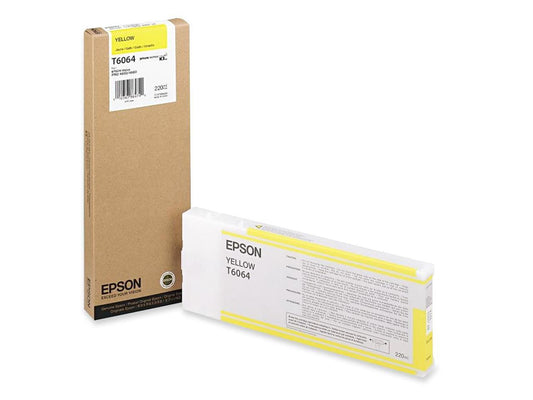 EPSON T606400 220 ml UltraChrome Ink Cartridge Yellow