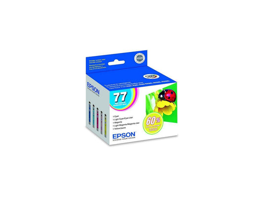EPSON T077920 Muti-pack High Ink Cartridges for RX580, RX595, RX680 Color
