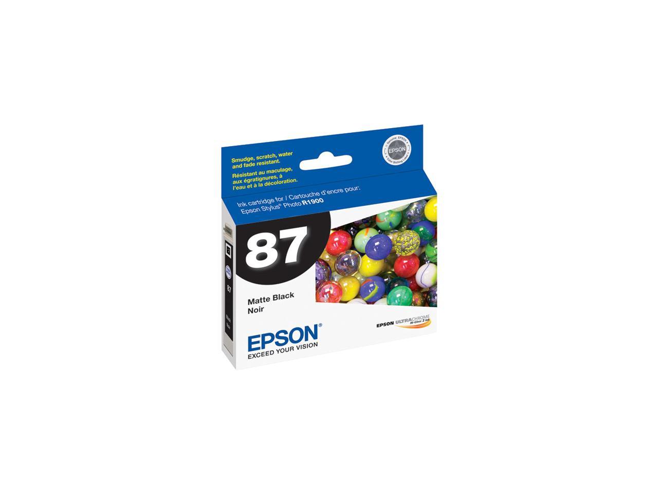 EPSON T087820 Ink Cartridge Matte Black