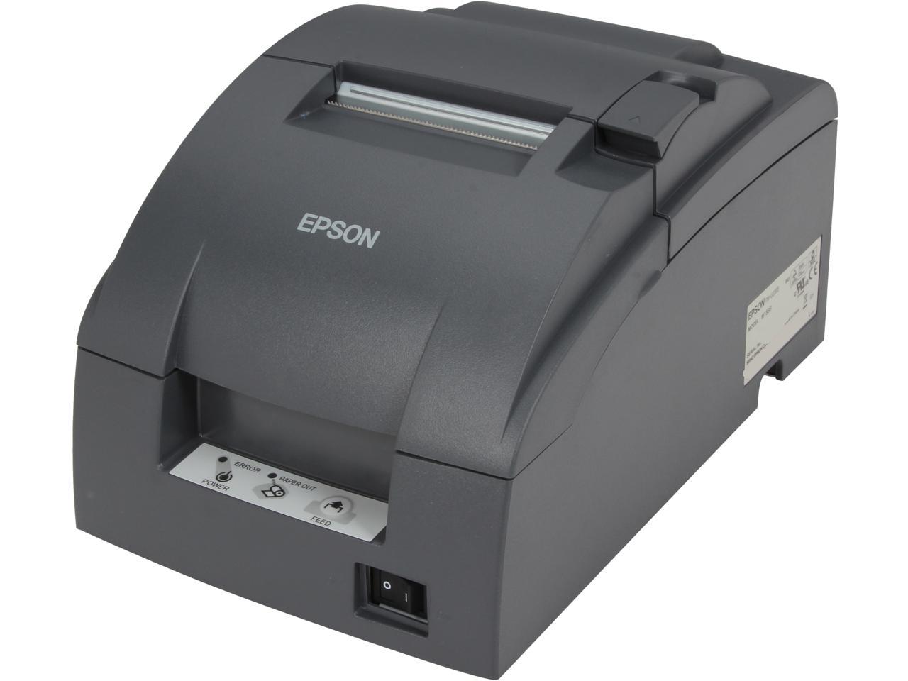 Epson TM-U220B Receipt/Kitchen Impact Printer with Auto Cutter - Dark Gray C31C514653