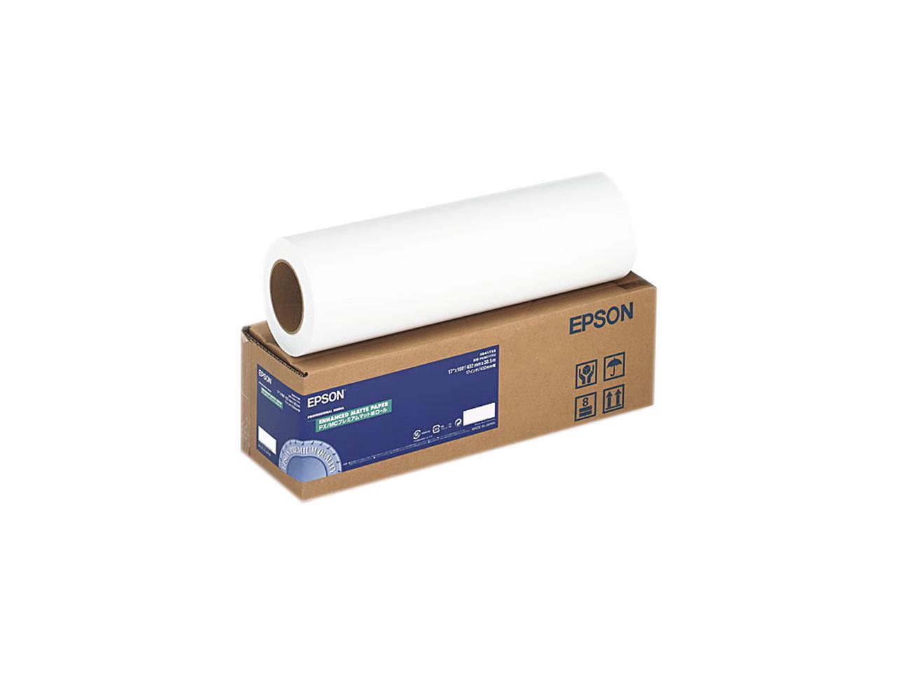 Epson S041725 Premium Matte Paper 17" x 100 ft - 1 / Roll - White