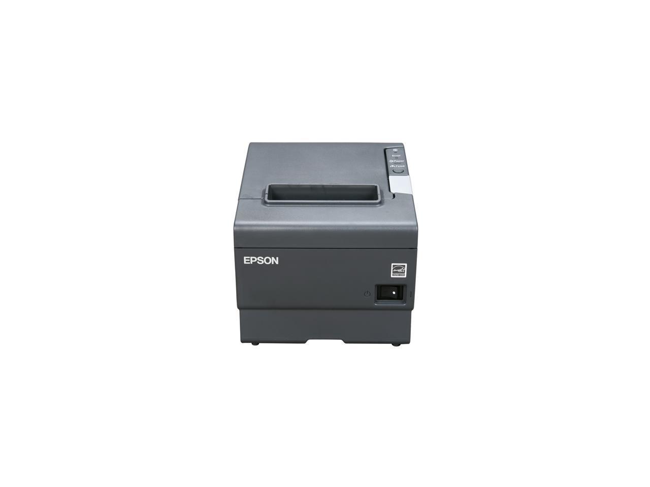 Epson TM-T88V 3" Single-station Thermal Receipt Printer, USB, Serial, Dark Gray - C31CA85084