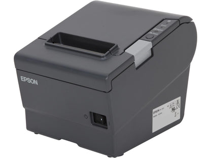 Epson TM-T88V 3" Single-station Thermal Receipt Printer, USB, Powered USB, Dark Gray (No Power Supply) - C31CA85090