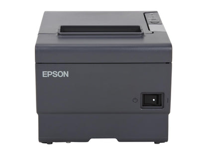 Epson TM-T88V 3" Single-station Thermal Receipt Printer, USB, Powered USB, Dark Gray (No Power Supply) - C31CA85090