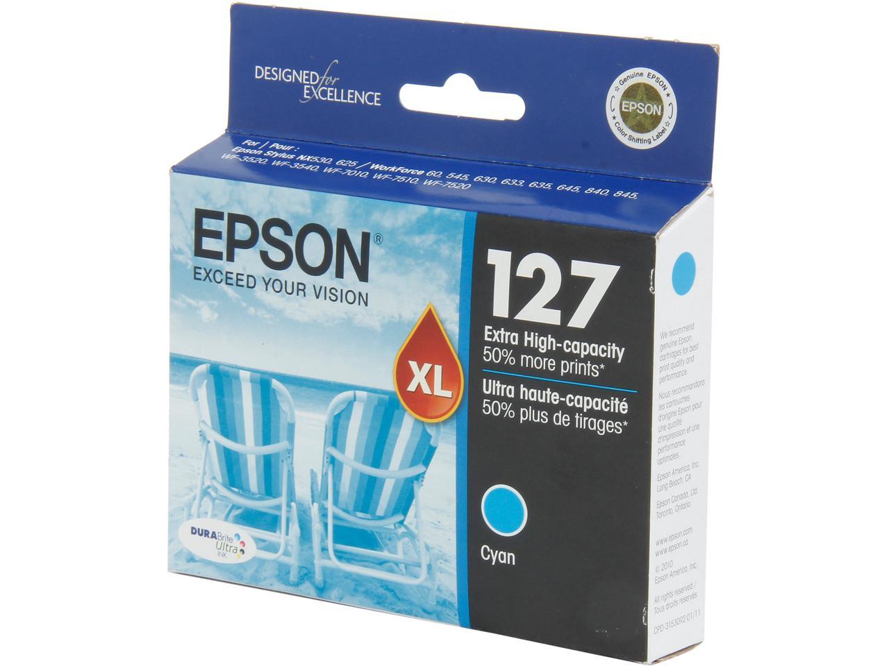 EPSON 127 (T127220) High Capacity Ink Cartridge Cyan