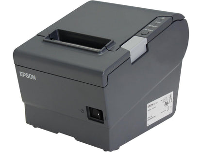 Epson TM-T88V 3" Single-station Thermal Receipt Printer, USB, Serial, Dark Gray (No Power Supply) - C31CA85081
