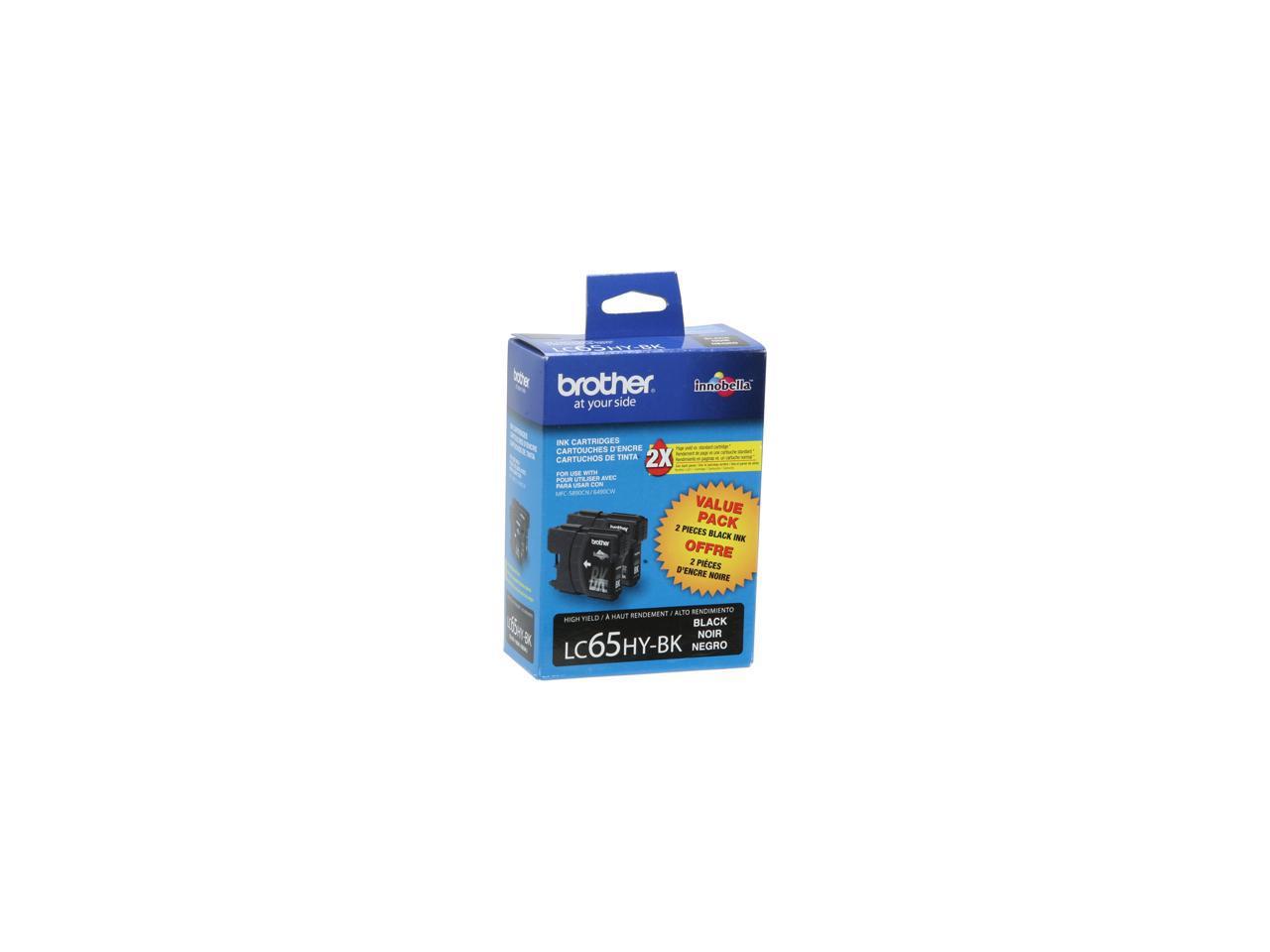 Brother LC652PKS High Yield Innobella Ink Cartridge - Dual Pack - Black
