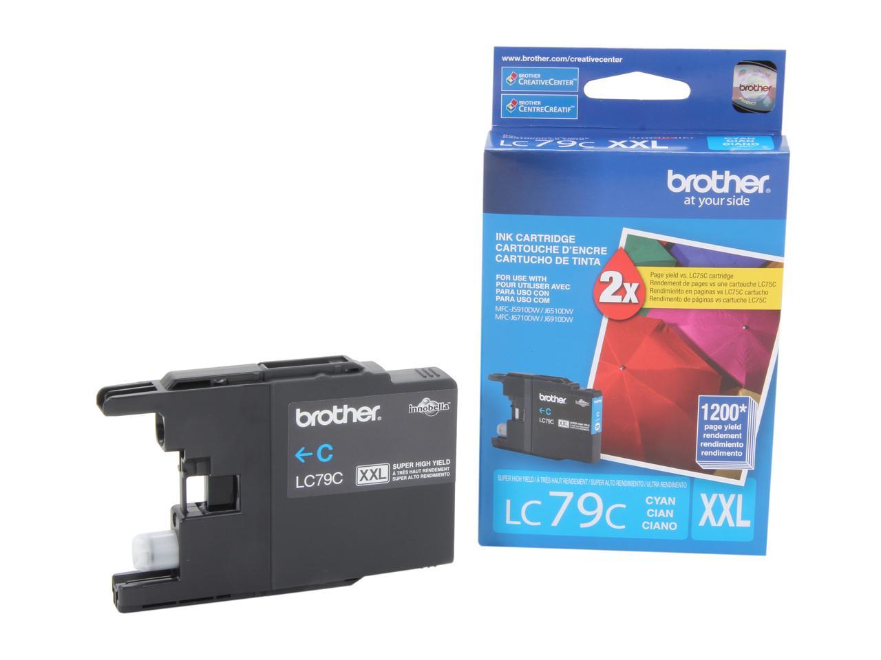 Brother LC79C Super High Yield Innobella Ink Cartridge - Cyan