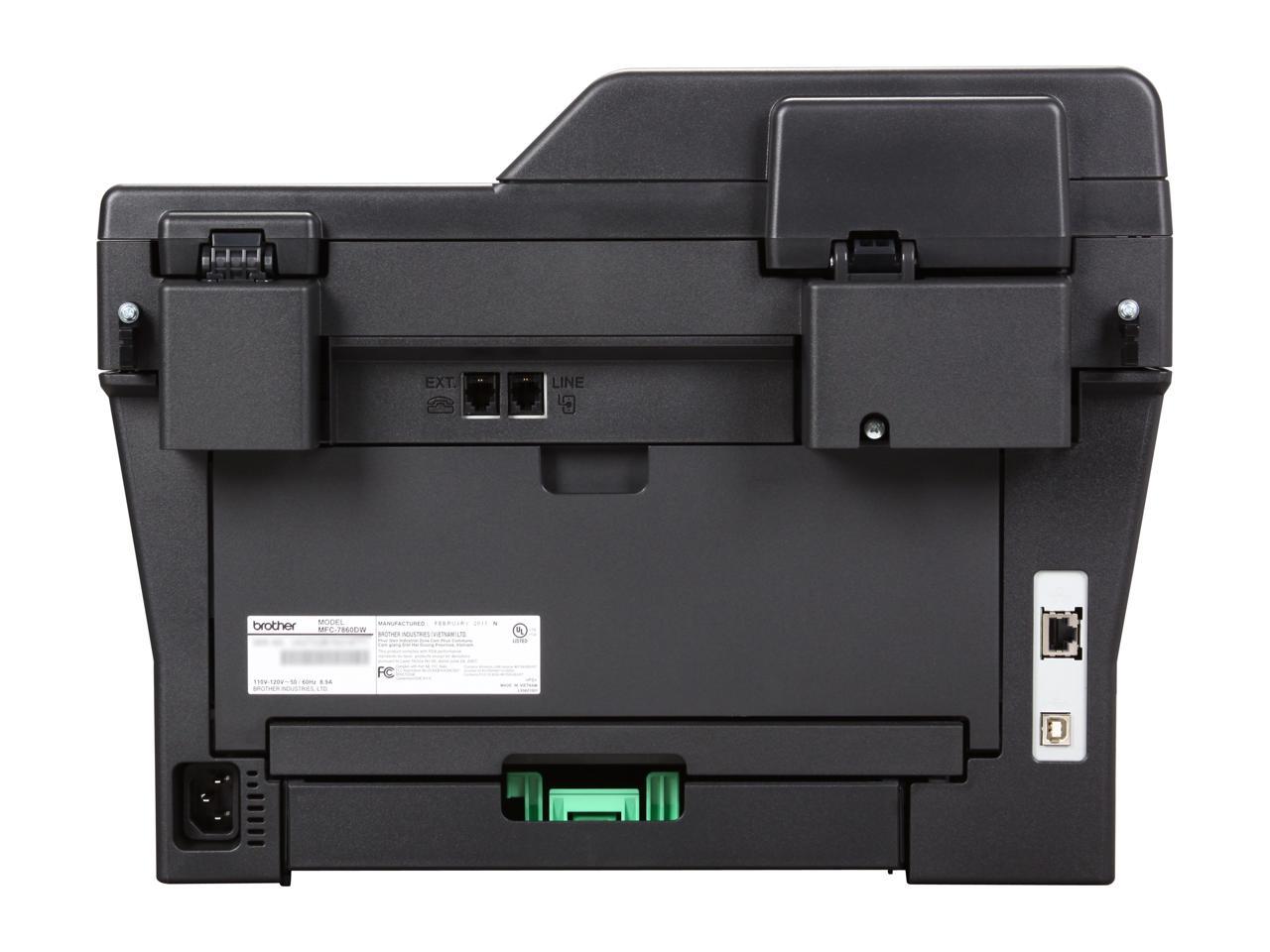 Brother MFC-7860DW Wireless Monochrome Multifunction Laser Printer
