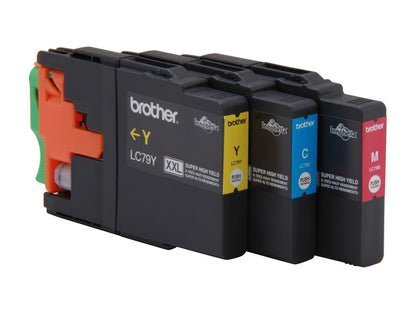 Brother LC793PKS Super High Yield Innobella Ink Cartridge - Combo Pack - Cyan/Magenta/Yellow