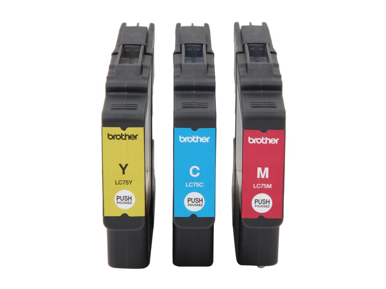Brother LC753PKS High Yield Innobella Ink Cartridge - Combo Pack - Cyan/Magenta/Yellow