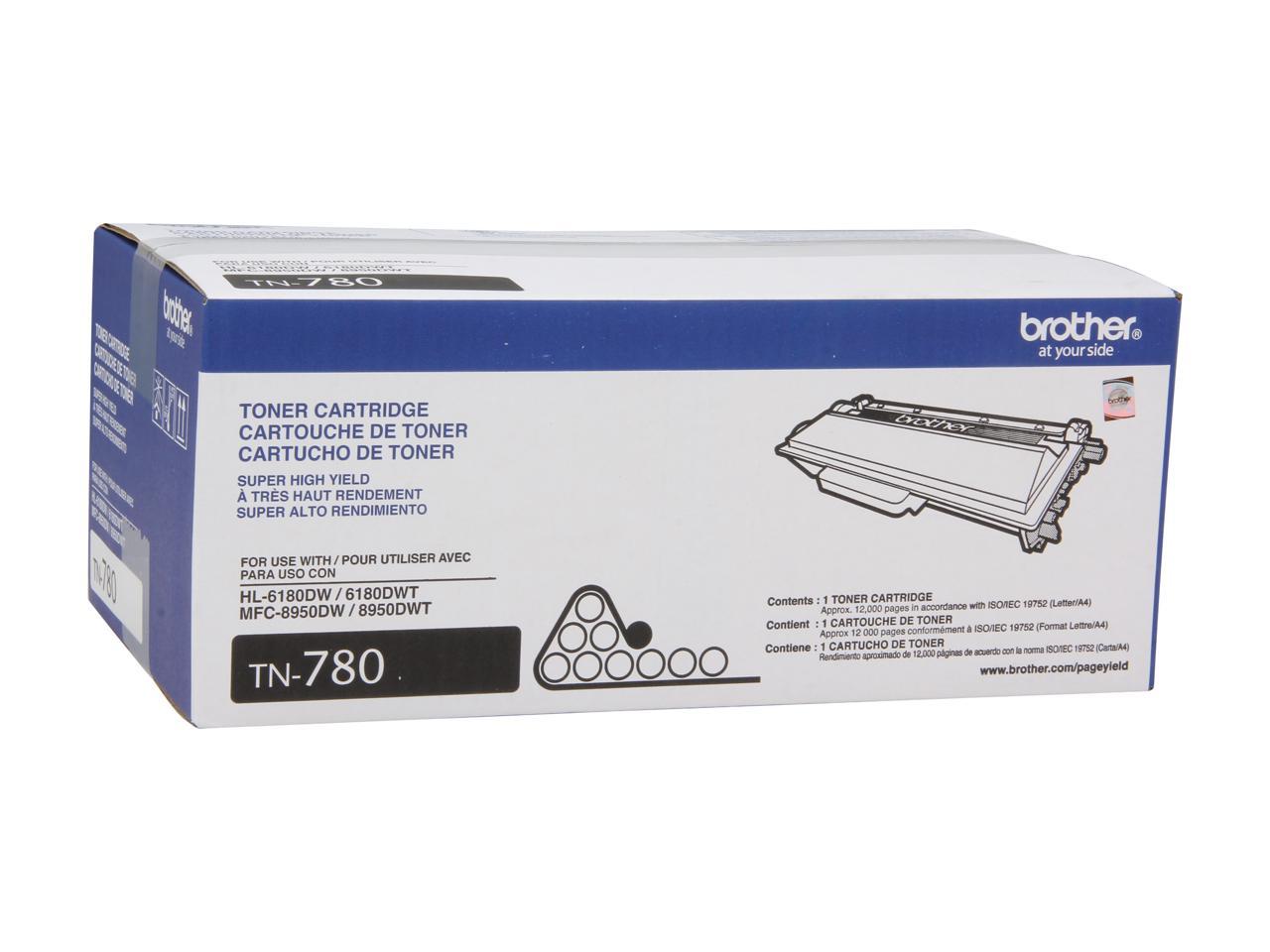 Brother TN780 Extra High Yield Toner Cartridge - Black