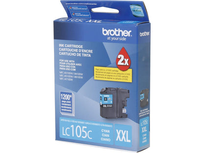 Brother LC105C Super High Yield Innobella Ink Cartridge - Cyan