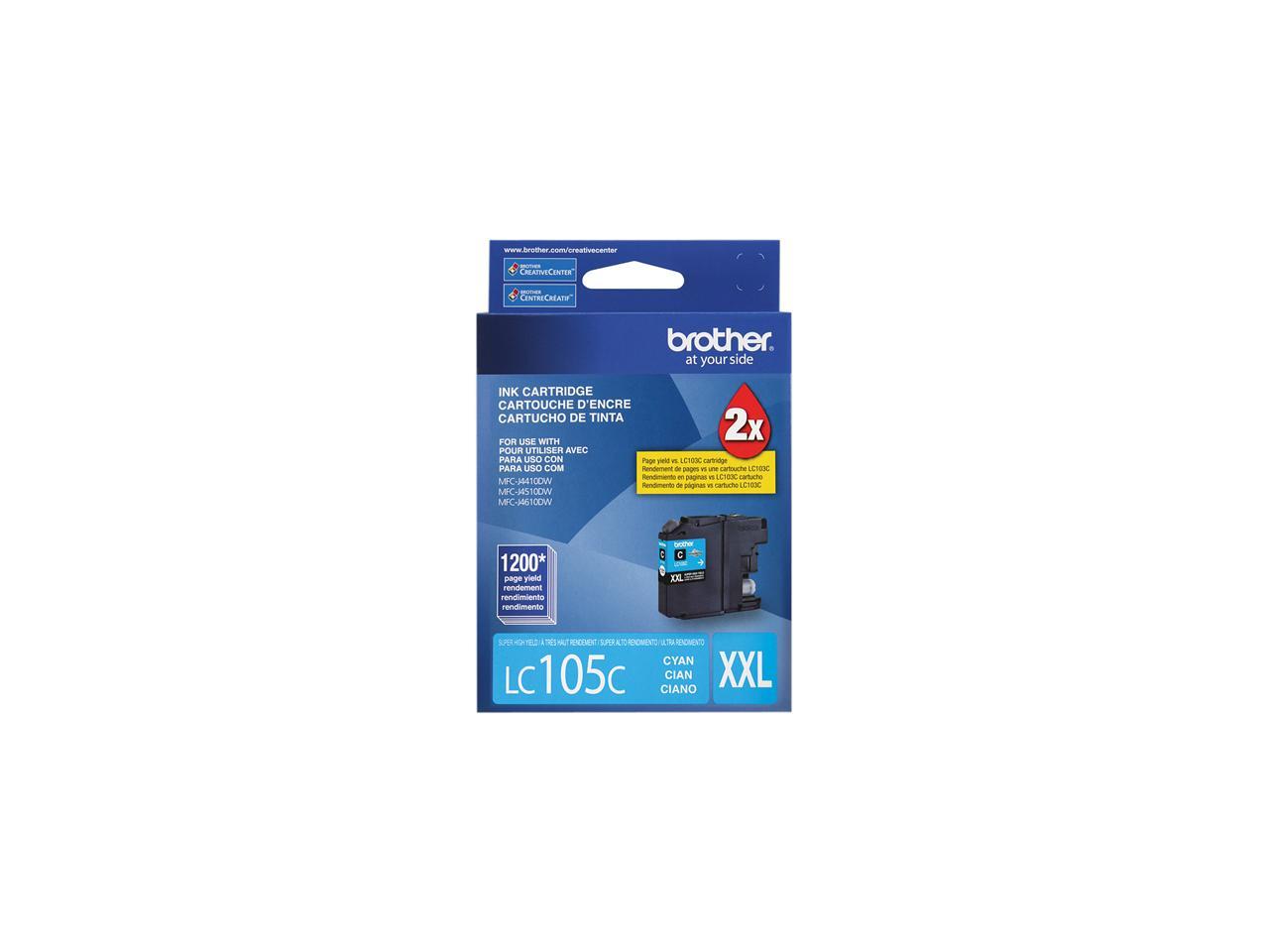 Brother LC105C Super High Yield Innobella Ink Cartridge - Cyan