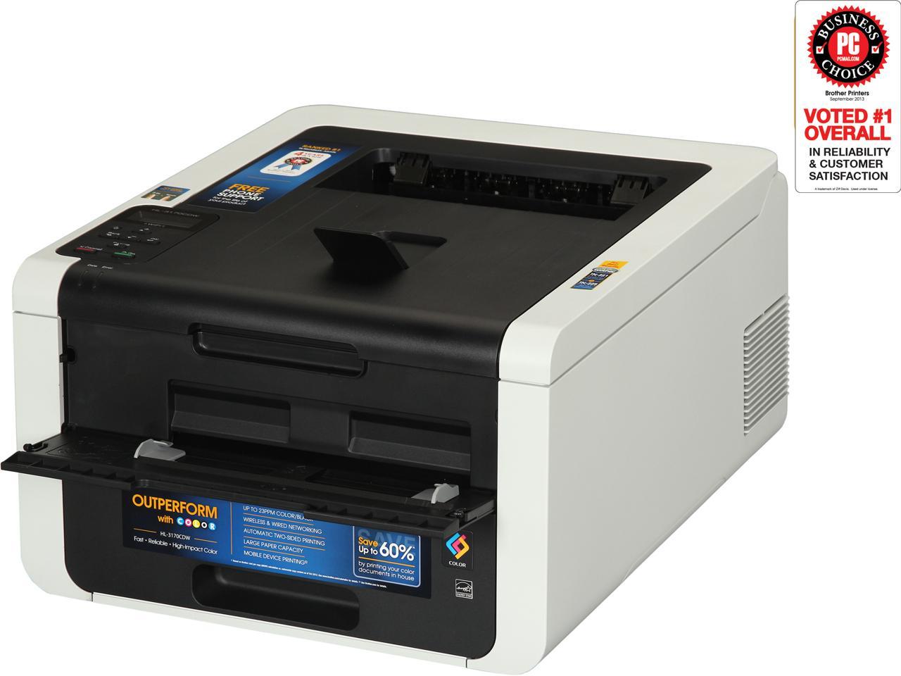 Brother HL-3170CDW Duplex Wireless Color Laser Printer