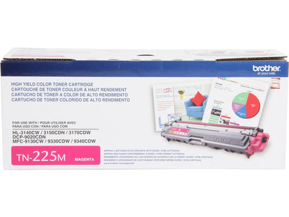 Brother TN225M High Yield Toner Cartridge - Magenta