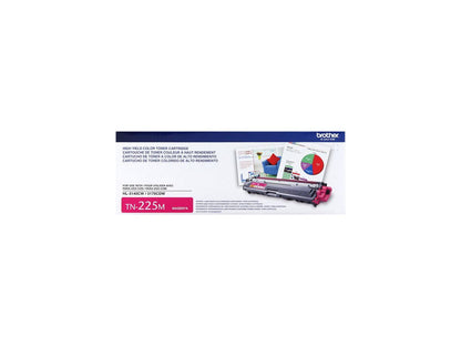 Brother TN225M High Yield Toner Cartridge - Magenta