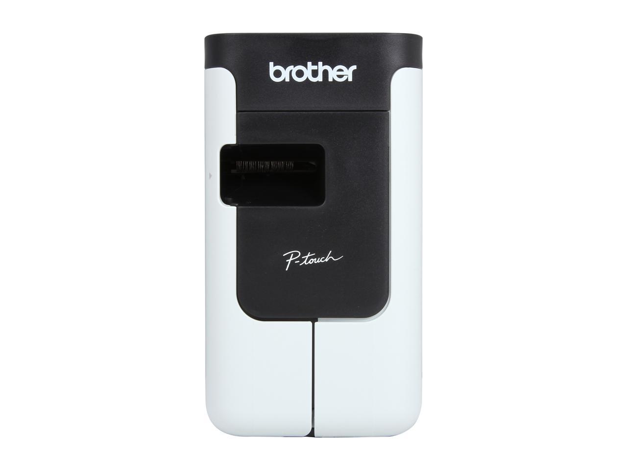 Brother P-touch PT-P700 PC-Connectable Label Printer for PC and Mac, Thermal Transfer, 180 x 360 dpi, 30mm./sec, Up to 4 Print Lines, Auto Cutter, Barcode Printing, USB