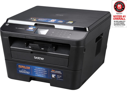 Brother HL-L2380DW Duplex 2400 x 600 DPI USB / Wireless / Ethernet Mono Laser Printer
