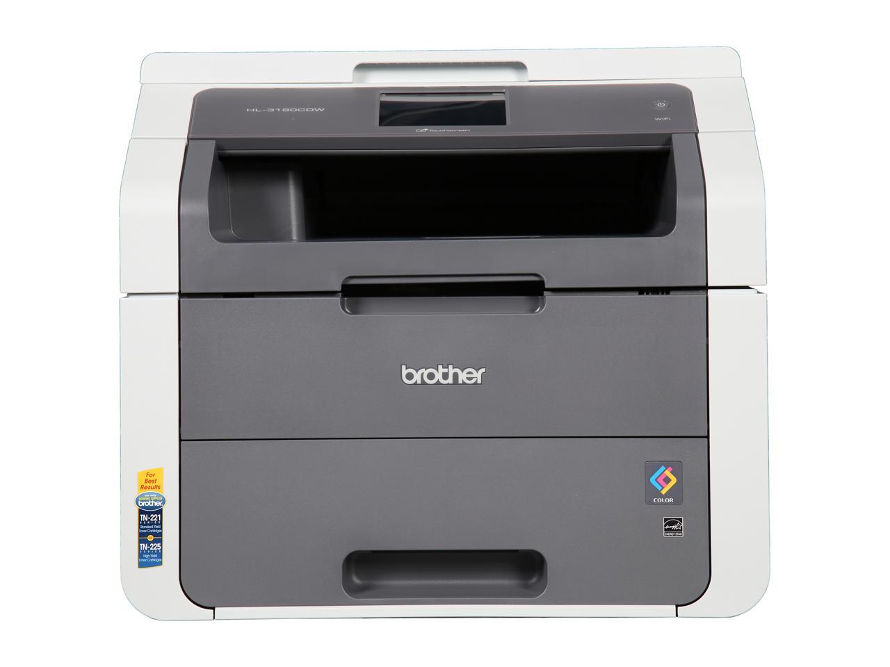 Brother HL-3180CDW Duplex Wireless / USB Color Laser Printer with Convenience Copying and Scanning