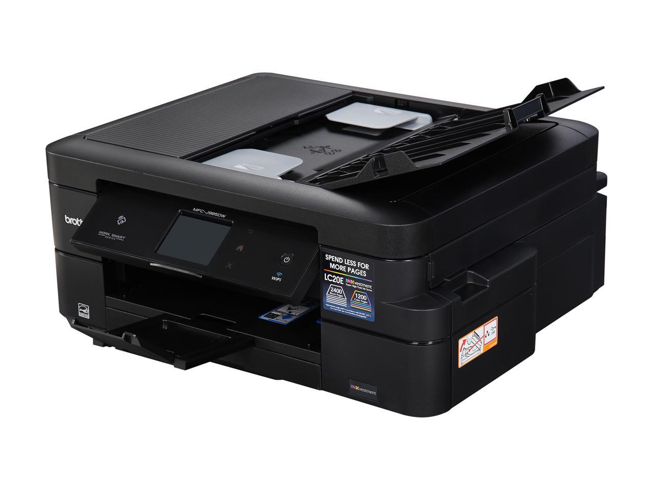 Brother MFC-J985DW XL Work Smart All-in-One with 12 INKvestment Cartridges