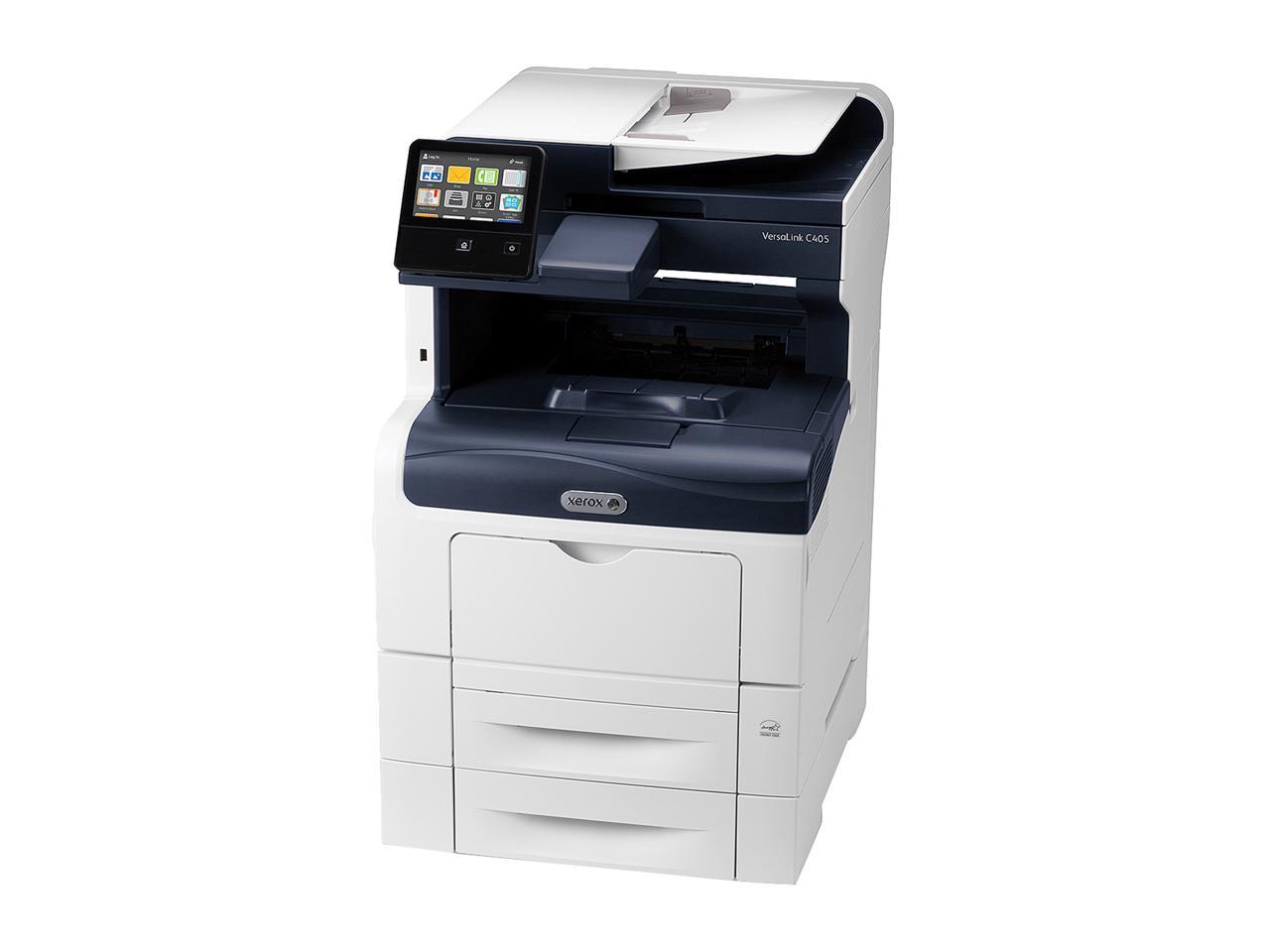 Xerox VersaLink C405/DN Up to 36ppm Duplex Multifunction Color Laser Printer, 2-Sided Print, USB/Ethernet, 550-Sheet Tray, 150-Sheet Multi-Purpose Tray, 110V