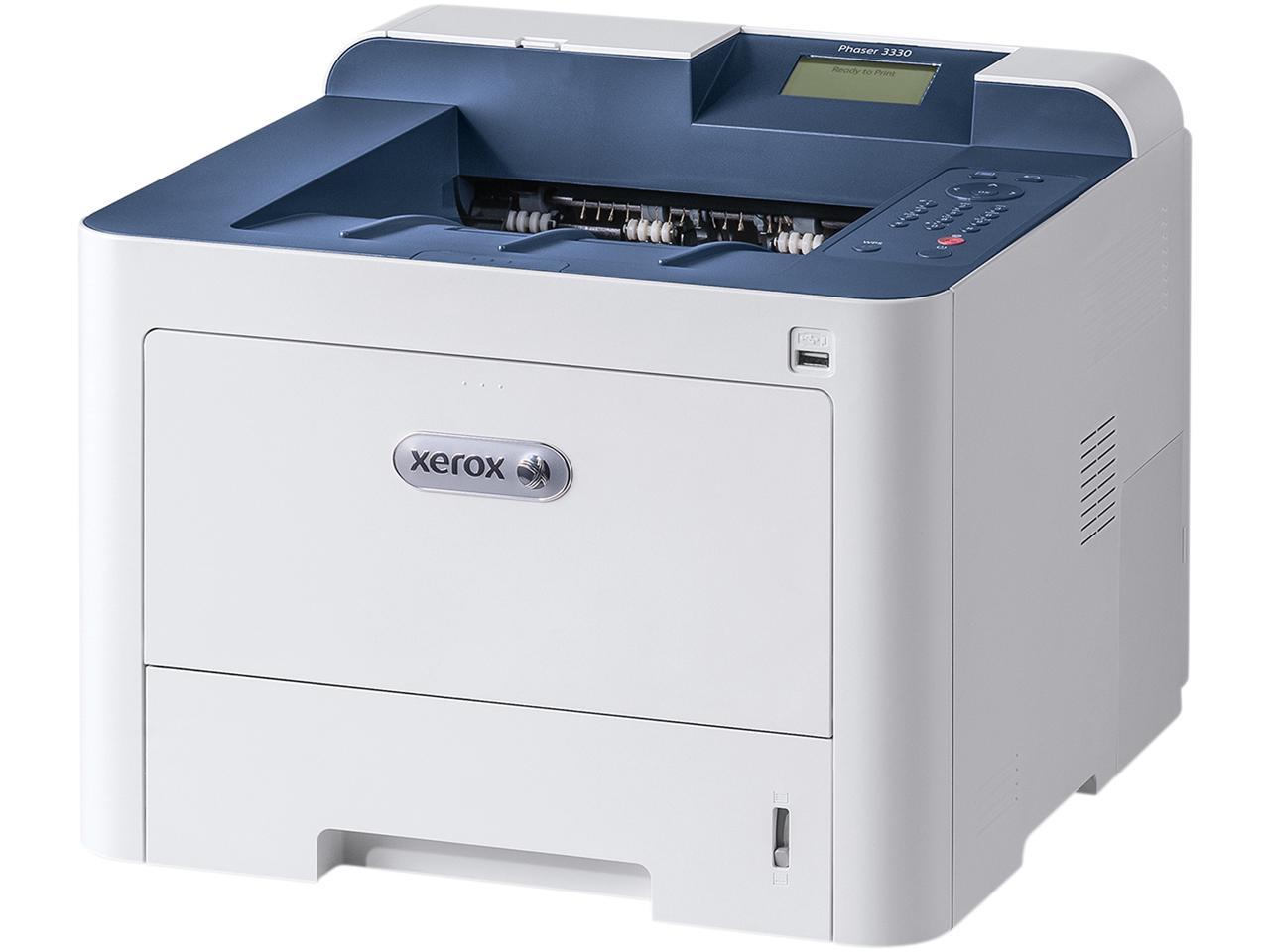 Xerox Phaser 3330/DNI Black And White Printer, Letter/Legal, Up T0 42ppm, 2-Sided Print USB/Ethernet/Wireless, 250-Sheet Tray, Optional 550-Sheet Tray, 110V