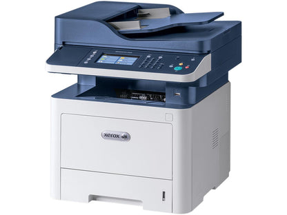 Xerox WorkCentre 3335/DNI Black And White Multifunction Printer, Print/Copy/Scan/Fax, Letter/Legal, Up To 35ppm, 2-Sided Print, USB/Ethernet/Wireless, 250-Sheet Tray, Optional 550-Sheet Tray, 50-Sheet Multi-Purpose Tray, 50-Sheet ADF, 110V