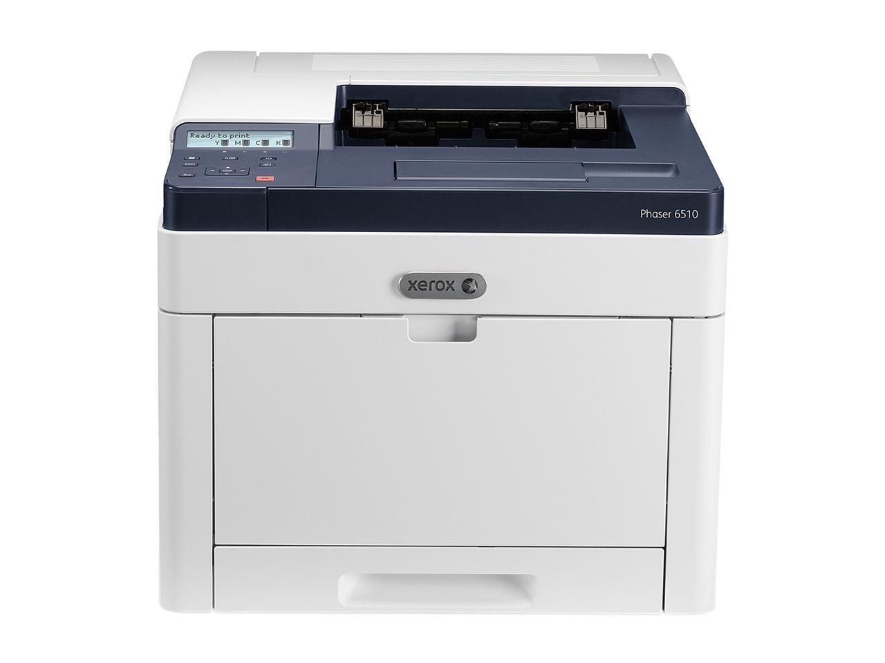 Xerox Phaser 6510/DNI Color Printer, Letter/Legal, Up To 30ppm, 2-Sided Print, USB/Ethernet/Wireless, 250-Sheet Tray, 50-Sheet Multi-Purpose Tray, 110V