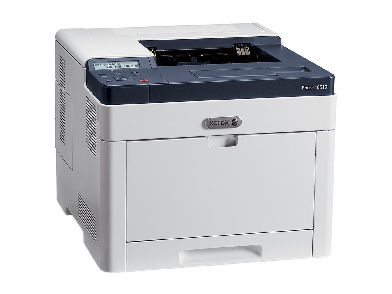 Xerox Phaser 6510/DNI Color Printer, Letter/Legal, Up To 30ppm, 2-Sided Print, USB/Ethernet/Wireless, 250-Sheet Tray, 50-Sheet Multi-Purpose Tray, 110V