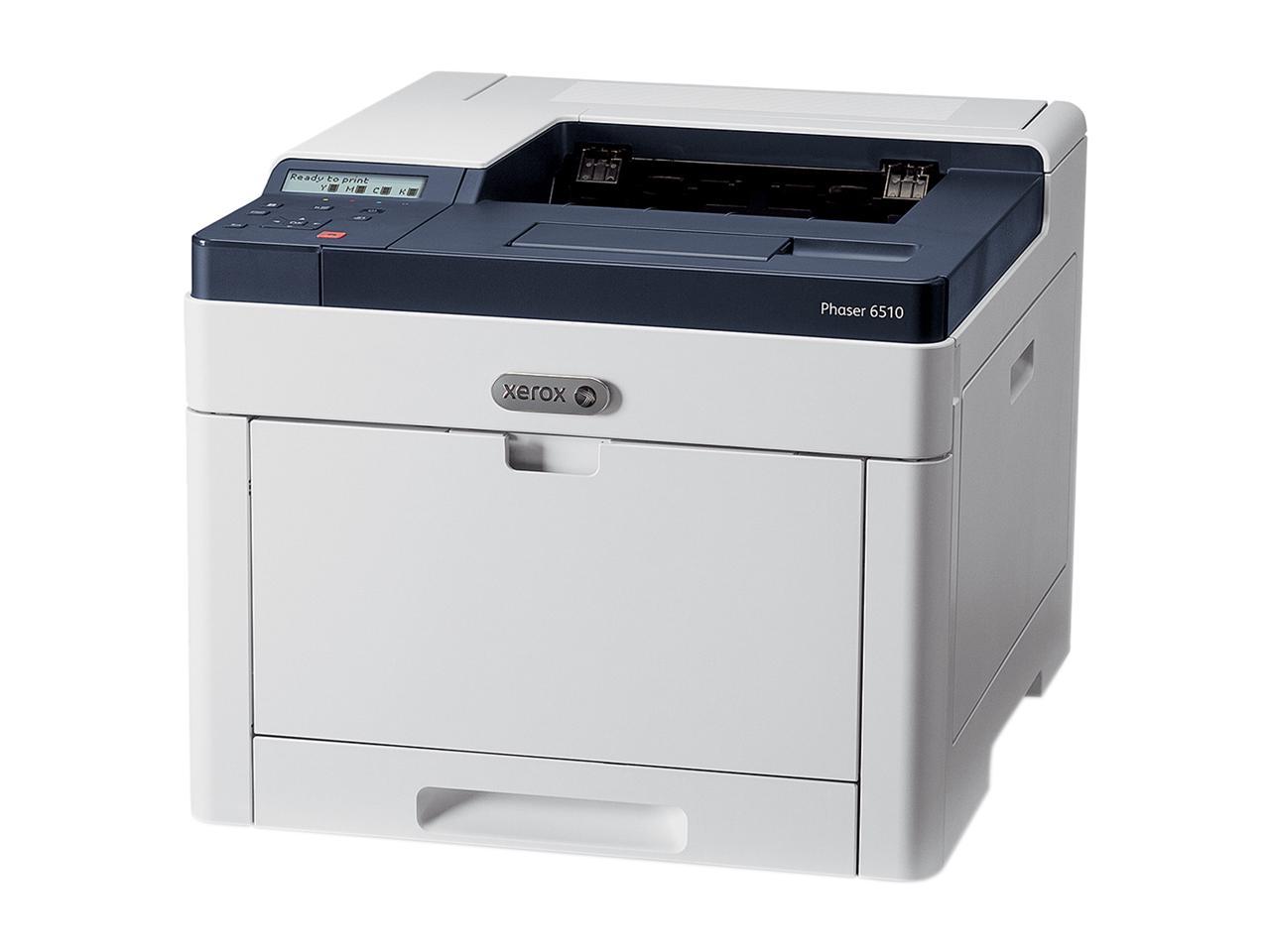 Xerox Phaser 6510/DNI Color Printer, Letter/Legal, Up To 30ppm, 2-Sided Print, USB/Ethernet/Wireless, 250-Sheet Tray, 50-Sheet Multi-Purpose Tray, 110V