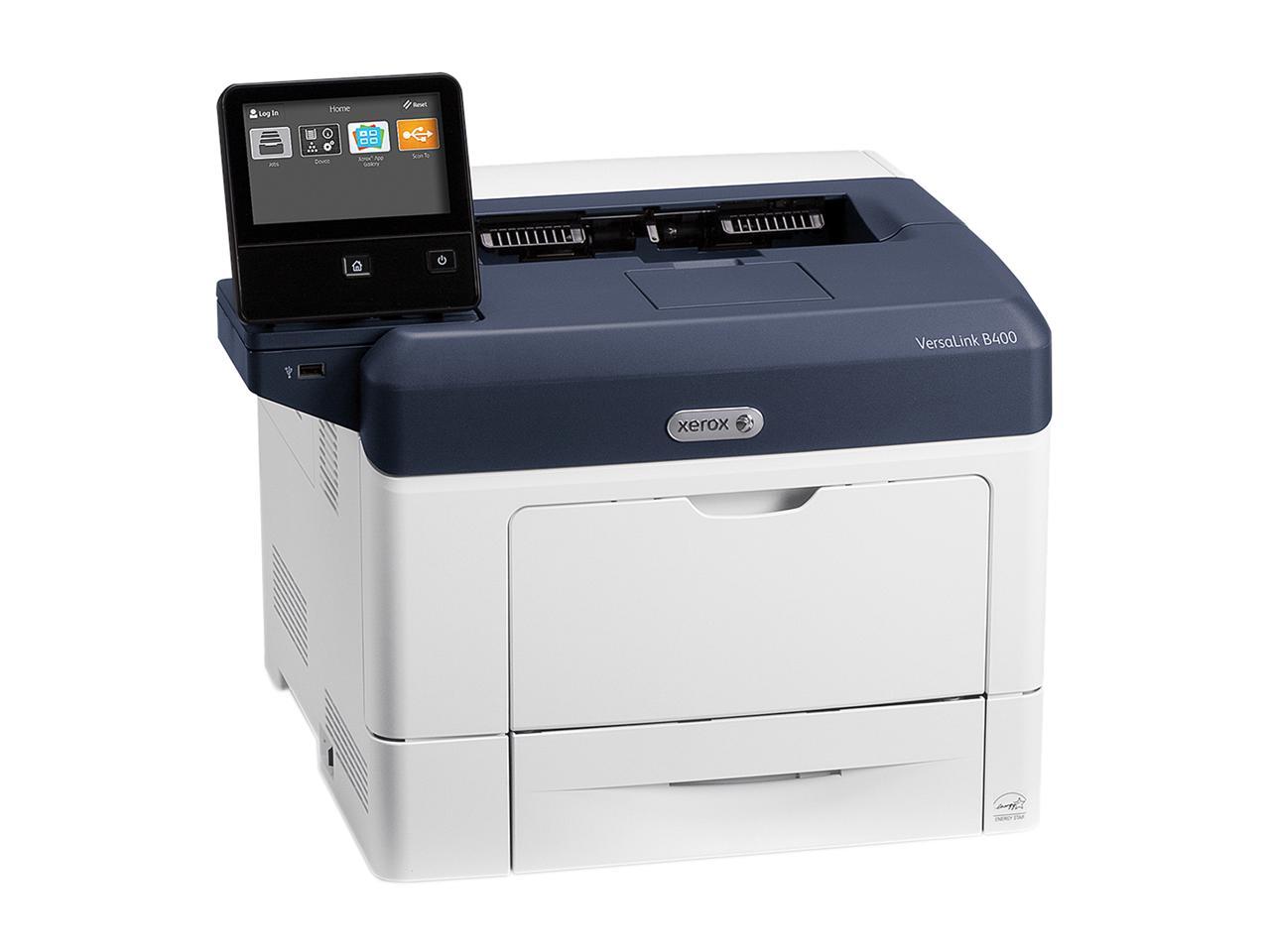 Xerox VersaLink B400/DN B/W Printer, Letter/Legal, Up To 47ppm, USB/Ethernet, 550-Sheet Paper Tray, 150-Sheet Multipurpose Tray, 110V