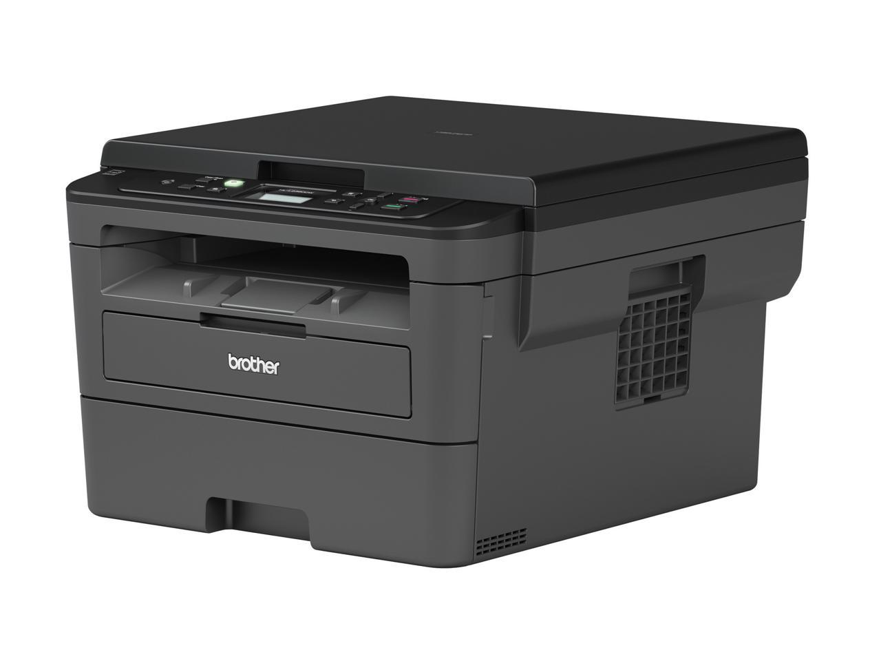 Brother HL-L2390DW Compact Monochrome Laser Printer with Convenient Flatbed Copy & Scan, Wireless Printing and Duplex Two-Sided Printing