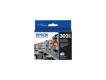 EPSON Claria 302XL T302XL120-S High-Yield Ink - Photo Black