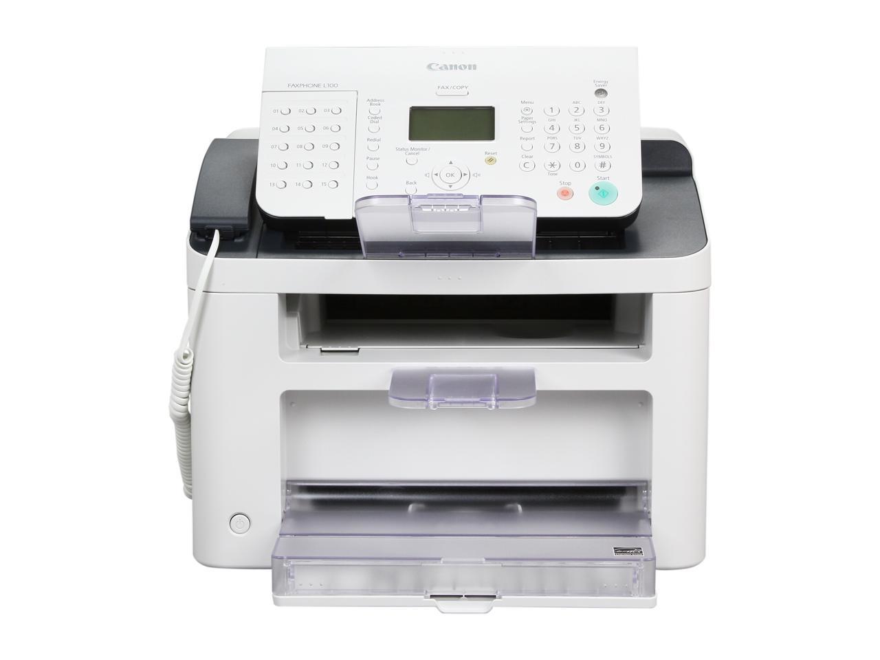 Canon FAXPHONE L100 (5258B001AA) 33.6Kbps Monochrome Laser Fax Machine