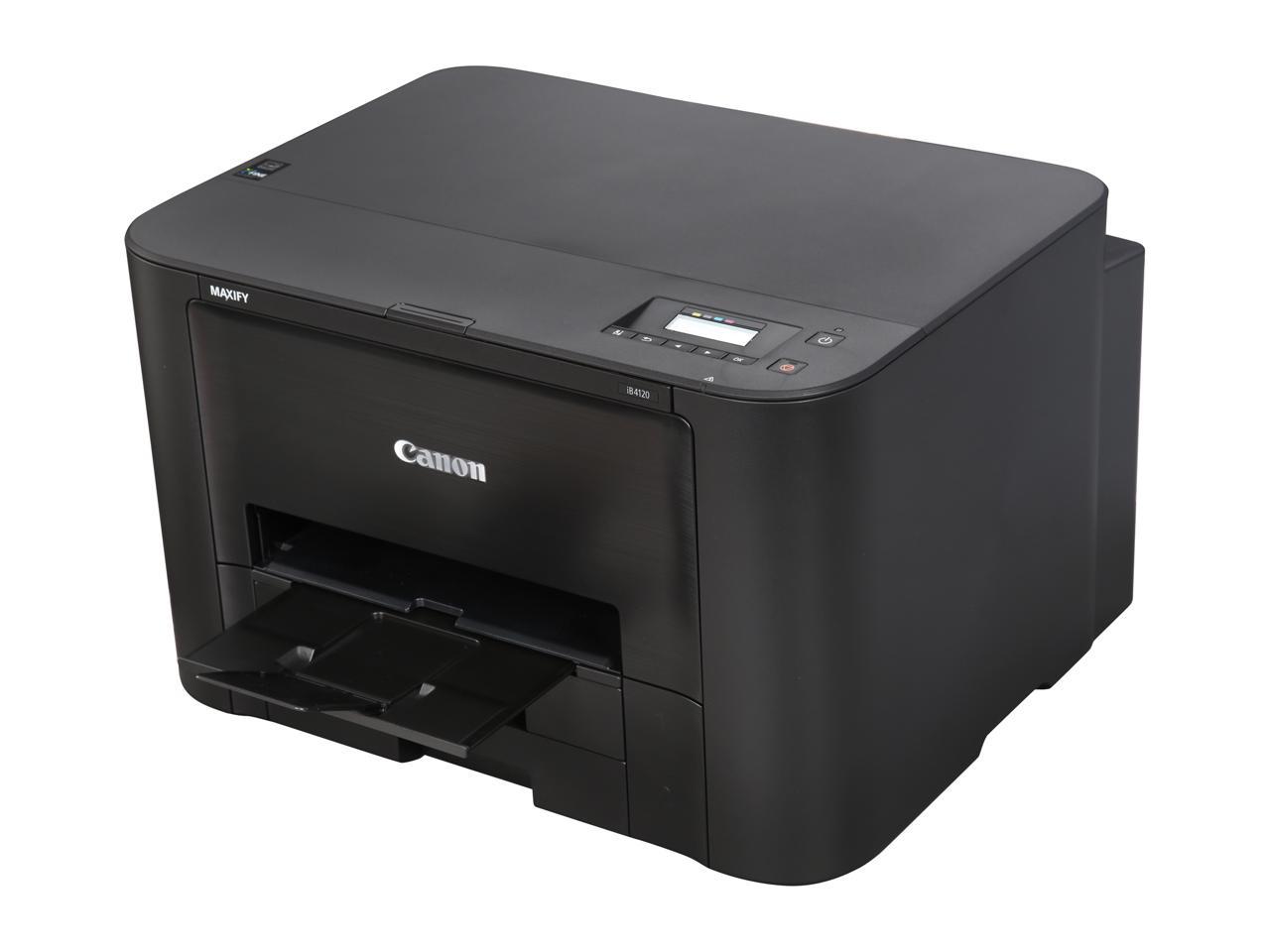Canon MAXIFY iB4120 ESAT: 24.0 ipm Black Print Speed 600 x 1200 dpi Color Print Quality InkJet Workgroup Color Printer - Inkjet Printers