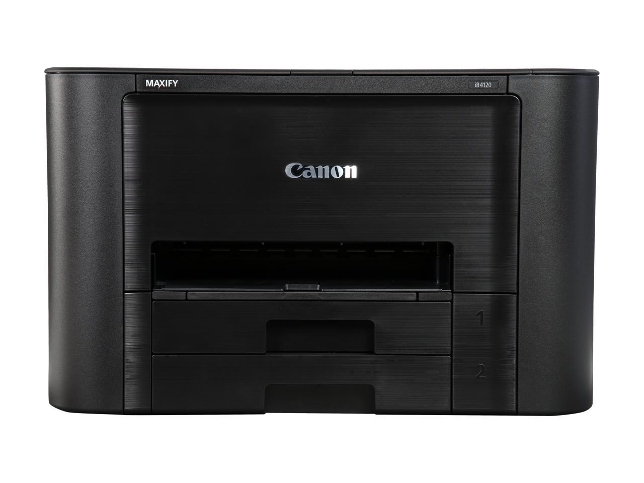 Canon MAXIFY iB4120 ESAT: 24.0 ipm Black Print Speed 600 x 1200 dpi Color Print Quality InkJet Workgroup Color Printer - Inkjet Printers